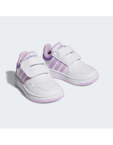 Zapatillas Adidas Hoops Blanca Lila | Estilo y Comodidad para el Día a Día (IF7734).