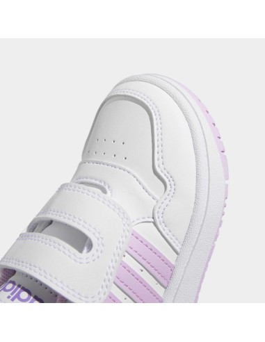 Zapatillas Adidas Hoops Blanca Lila | Estilo y Comodidad para el Día a Día (IF7734).