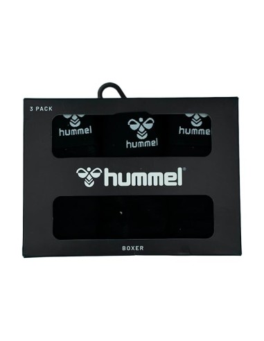 Pack de 3 Boxers Hummel Negro | Comodidad y Estilo Todo el Día (223669-2042).