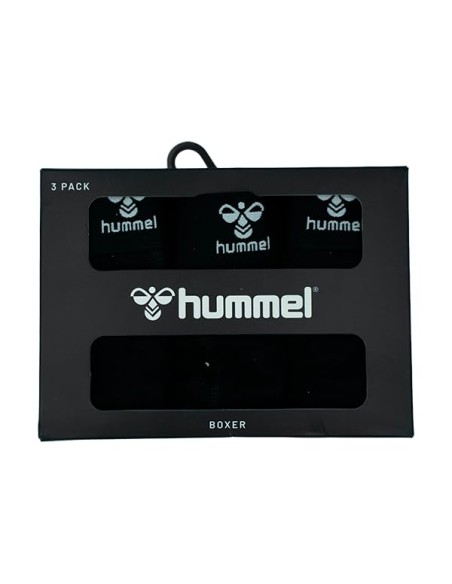 Pack de 3 Boxers Hummel Negro | Comodidad y Estilo Todo el Día (223669-2042). Pack de 3 Boxers Hummel Negro | Comodidad y Estilo Todo el Día (223669-2042).