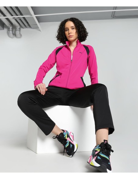Chándal Joma Classic Tricot Rosa Negro | Estilo y Comodidad Deportiva (675234-48). Chándal Joma Classic Tricot Rosa Negro | Estilo y Comodidad Deportiva (675234-48).