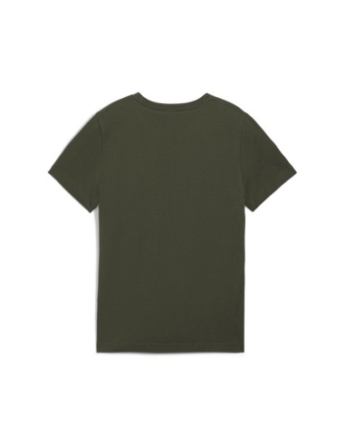 Camiseta Puma Col Logo Verde | Estilo y Comodidad Deportiva (586985-77).