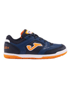Zapatillas Joma Top Flex Junior Azul Naranja Indoor | Rendimiento y Comodidad (TPJW2433IN).