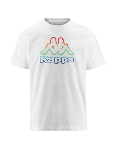 Camiseta Kappa Blanca | Estilo Deportivo y Versátil (321T8FW-001).