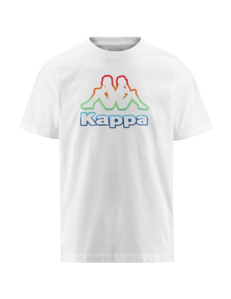 Camiseta Kappa Blanca | Estilo Deportivo y Versátil (321T8FW-001). Camiseta Kappa Blanca | Estilo Deportivo y Versátil (321T8FW-001).