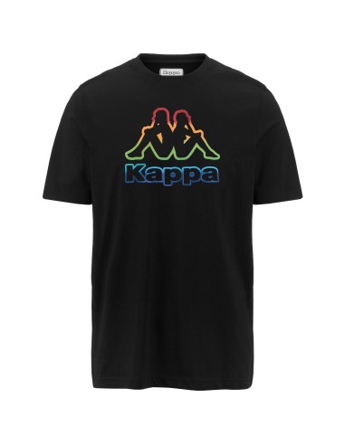 Camiseta Kappa Negra | Estilo Deportivo y Elegante (321T8FW-005).