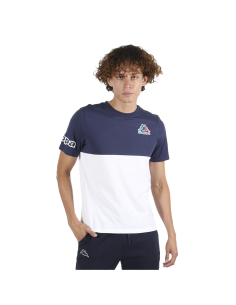 Camiseta Kappa Blanco Marino | Elegancia Deportiva y Versatilidad (381N5UW-A04).
