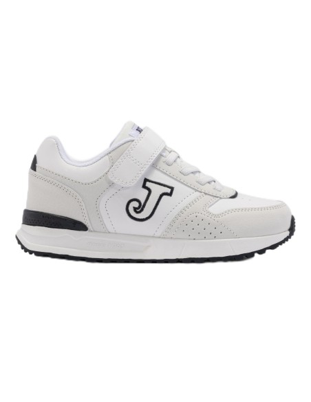 Zapatillas Joma Tornado Blanco Negro Velcro JR | Comodidad y Durabilidad para Niños (JTORNAW2433V). Zapatillas Joma Tornado Blanco Negro Velcro JR | Comodidad y Durabilidad para Niños (JTORNAW2433V).