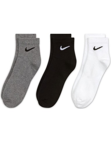 Calcetines Nike 3 Colores Cortos | Comodidad y Estilo para Todos los Días (SX7677-964).