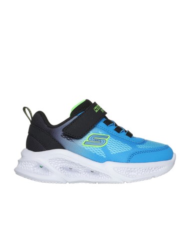 Zapatillas Skechers Azul Velcro | Comodidad y Facilidad de Uso (401495N-BKBL).