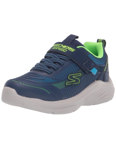 Zapatillas Skechers Marino Verde Velcro | Comodidad y Estilo para Todos (403861L-NVBL).