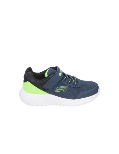 Zapatillas Skechers Marino Velcro | Comodidad y Estilo Diario (403908N-NVLM).