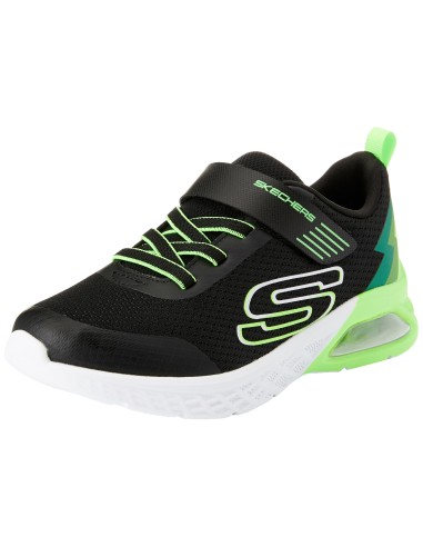 Zapatillas Skechers Microspec Negro Flúor | Estilo y Rendimiento en Cada Paso (403932L-BKLM).