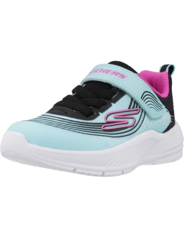 Zapatillas Skechers Microspec Celeste | Comodidad y Estilo Aéreo (303575N-AQPR).