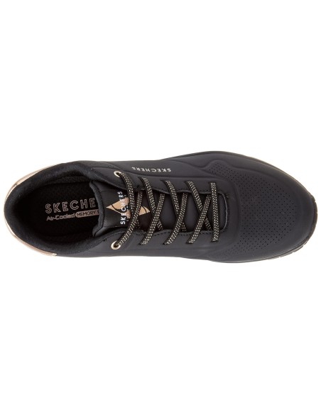 Zapatillas Skechers Uno - Shimmer | Estilo y Confort Brillante (155196-DKPR). Zapatillas Skechers Uno - Shimmer | Estilo y Confort Brillante (155196-DKPR).