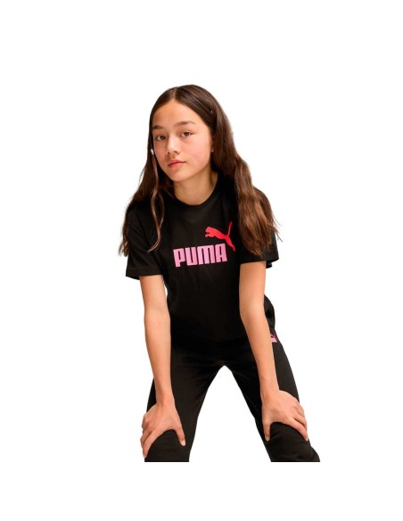 Camiseta Puma Negra para Niño | Estilo Deportivo y Confort (845346-61). Camiseta Puma Negra para Niño | Estilo Deportivo y Confort (845346-61).