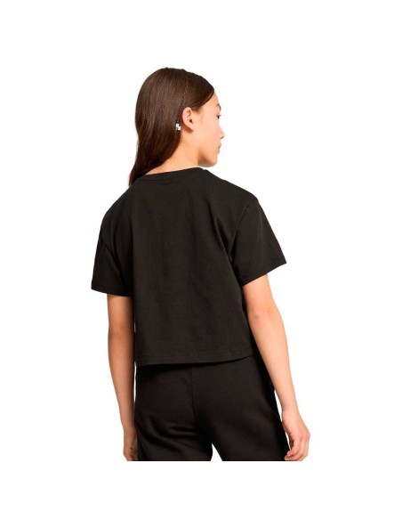 Camiseta Puma Negra para Niño | Estilo Deportivo y Confort (845346-61). Camiseta Puma Negra para Niño | Estilo Deportivo y Confort (845346-61).