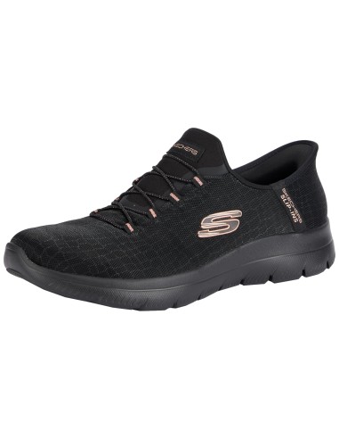 Zapatillas Skechers Summits Negras | Comodidad y Estilo Moderno (150128-BKGD).