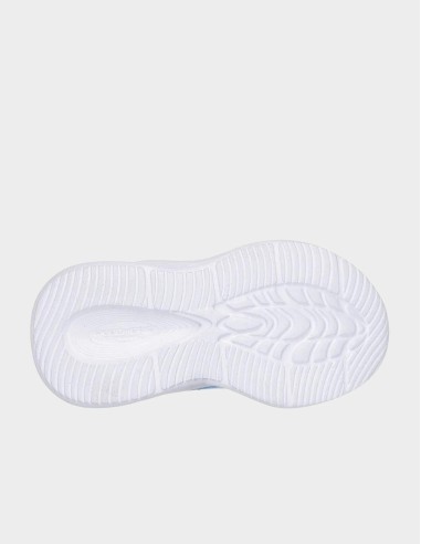 Zapatillas Skechers Celeste con Velcro | Comodidad y Estilo para Niños (303714L-NVLB).