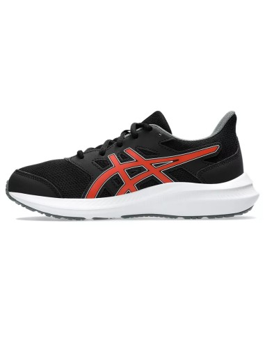 Zapatillas ASICS Jolt 4 GS Black/Fiery Red | Rendimiento Juvenil (1014A300-008).