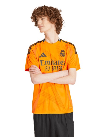 Camiseta Real Madrid 3ª Equipación 24/25 Naranja | Oficial (IU5013). Camiseta Real Madrid 3ª Equipación 24/25 Naranja | Oficial (IU5013).