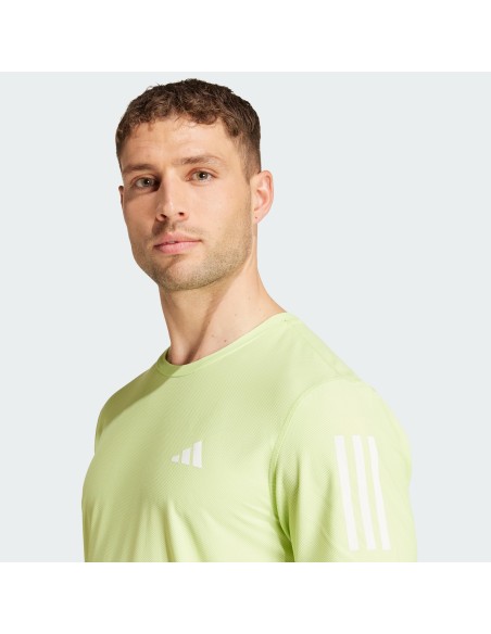Camiseta Adidas Verde Flúor | Ropa Deportiva de Alta Visibilidad (IV5405).