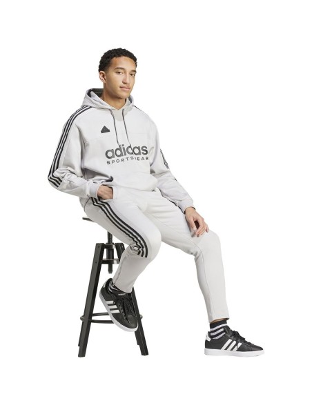 Sudadera Adidas Gris con Capucha | Confort y Estilo Deportivo (IW5939).