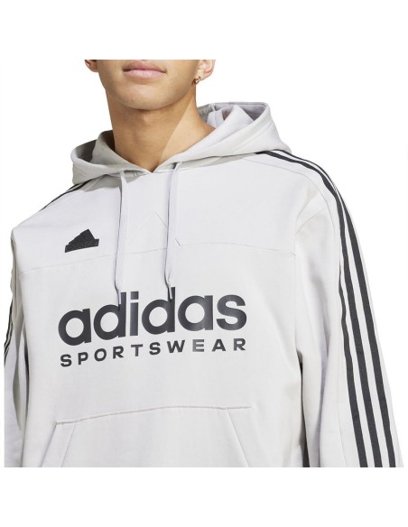 Sudadera Adidas Gris con Capucha | Confort y Estilo Deportivo (IW5939).