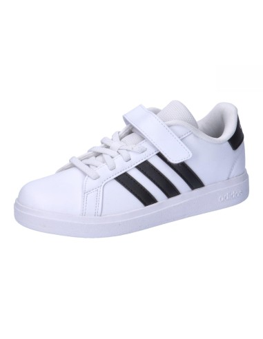 Zapatillas Adidas Grand Court Blanca Negras Velcro | Estilo y Comodidad (IH5529).