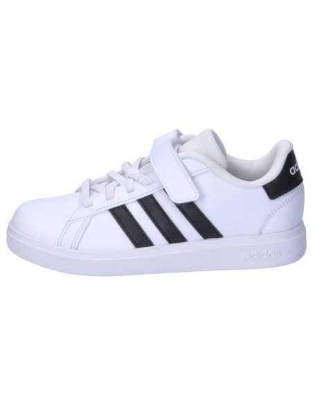 Zapatillas Adidas Grand Court Blanca Negras Velcro | Estilo y Comodidad (IH5529).