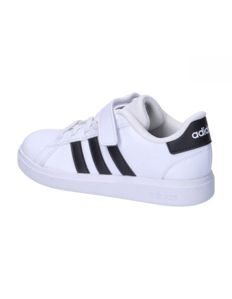 Zapatillas Adidas Grand Court Blanca Negras Velcro | Estilo y Comodidad (IH5529).