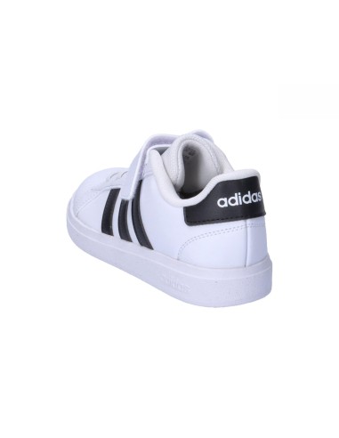 Zapatillas Adidas Grand Court Blanca Negras Velcro | Estilo y Comodidad (IH5529).