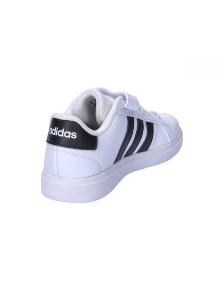 Zapatillas Adidas Grand Court Blanca Negras Velcro | Estilo y Comodidad (IH5529).