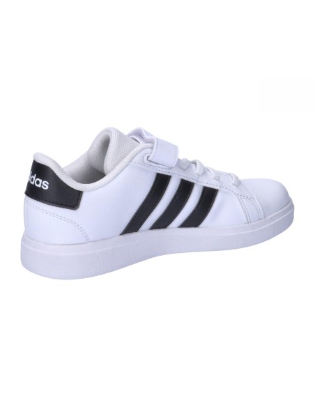Zapatillas Adidas Grand Court Blanca Negras Velcro | Estilo y Comodidad (IH5529).