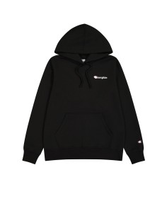 Sudadera Champion Negra con Capucha | Confort y Estilo Casual (117656-K001)