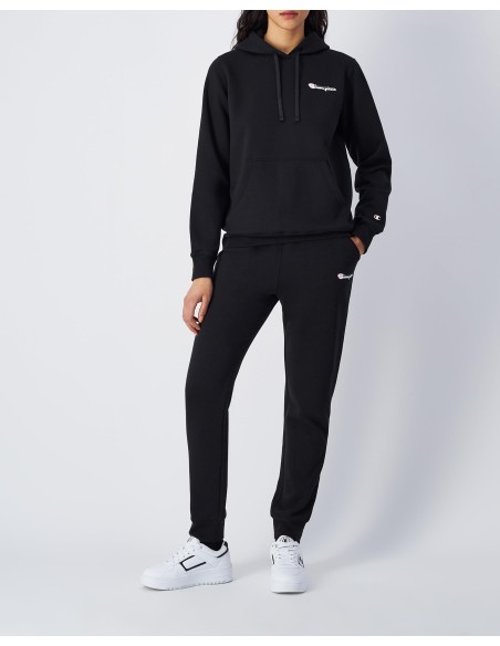 Sudadera Champion Negra con Capucha | Confort y Estilo Casual (117656-K001)