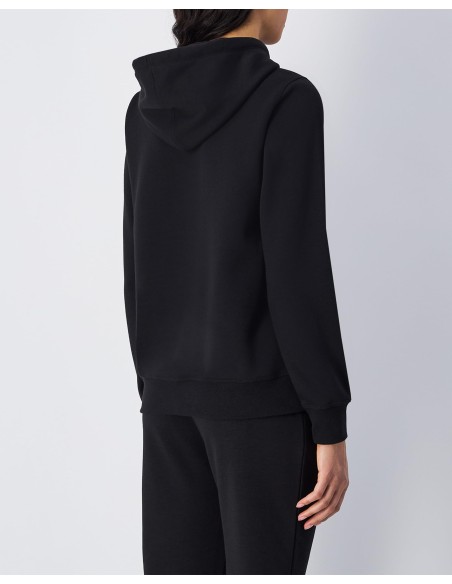 Sudadera Champion Negra con Capucha | Confort y Estilo Casual (117656-K001)