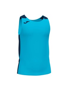 CAMISETA RUN AZUL SIN MANGA RECORD (102222.013).