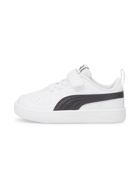 Zapatillas Puma Rickie Blancas Negras Velcro | Estilo y Comodidad (384314-03). Zapatillas Puma Rickie Blancas Negras Velcro | Estilo y Comodidad (384314-03).