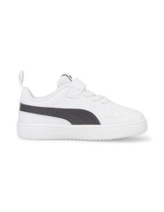 Zapatillas Puma Rickie Blancas Negras Velcro | Estilo y Comodidad (384314-03). 2