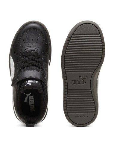 Zapatillas Puma Rickie Negras con Velcro | Comodidad y Estilo (385836-34).