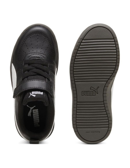 Zapatillas Puma Rickie Negras con Velcro | Comodidad y Estilo (385836-34). Zapatillas Puma Rickie Negras con Velcro | Comodidad y Estilo (385836-34).