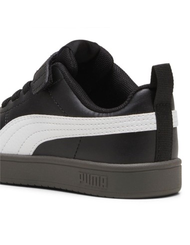 Zapatillas Puma Rickie Negras con Velcro | Comodidad y Estilo (385836-34).