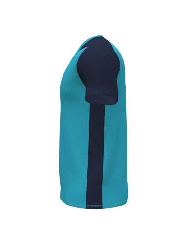 Camiseta Joma Record II Turquesa | Ropa Deportiva de Rendimiento (102223.013).