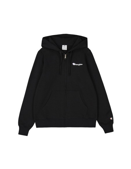 Sudadera Negra con Capucha Champion | Estilo y Confort (117652-KK001). Sudadera Negra con Capucha Champion | Estilo y Confort (117652-KK001).