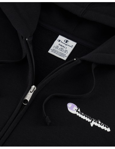 Sudadera Negra con Capucha Champion | Estilo y Confort (117652-KK001).