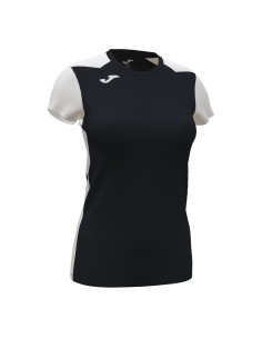 Camiseta Joma Record II Negro Blanco | Ropa Deportiva de Alto Rendimiento (901398.102).