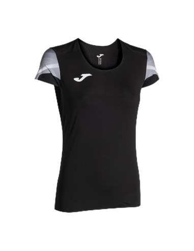 Camiseta Joma Elite Negro Blanco | Ropa Deportiva de Alto Rendimiento (902252.110).