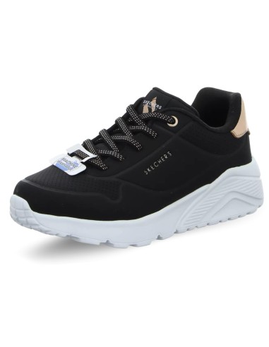 Zapatillas Skechers Uno Lite Negras | Comodidad y Estilo Moderno (310384L-BLK).