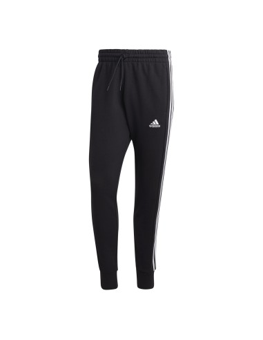 Pantalón Adidas Negro con Detalles en Blanco | Estilo Deportivo Clásico (HA4337).